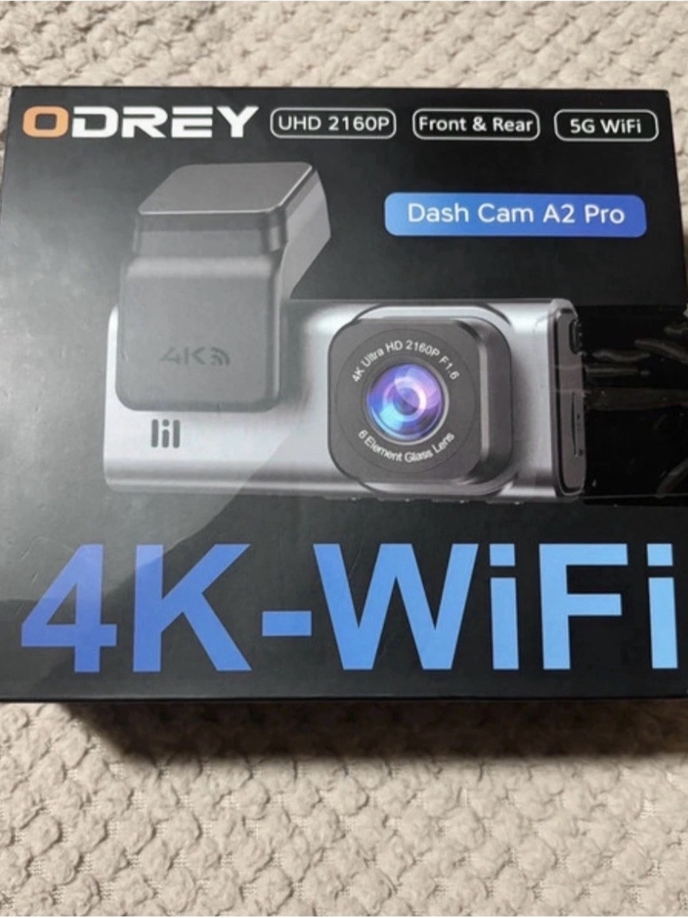 Dash Cam A2 Pro 4K WiFi Front & Rear – Silver